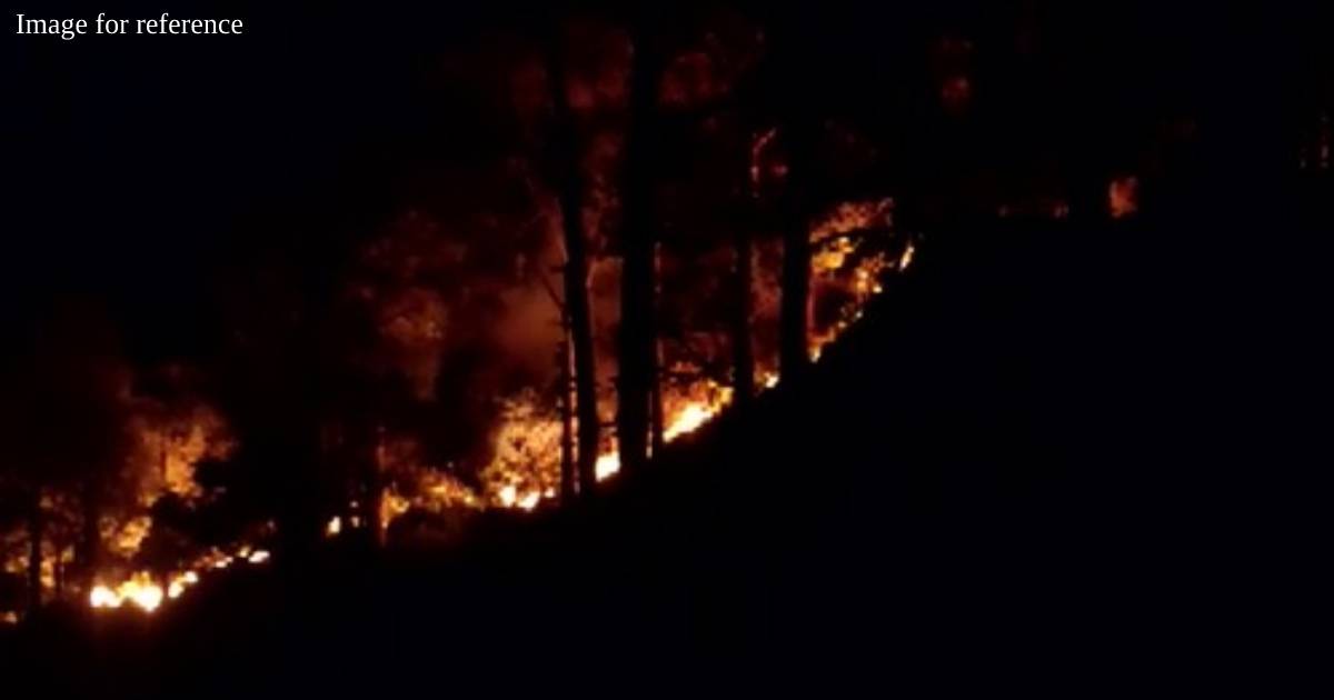 J-K: Fire breaks out in Bhaga forest of Reasi district